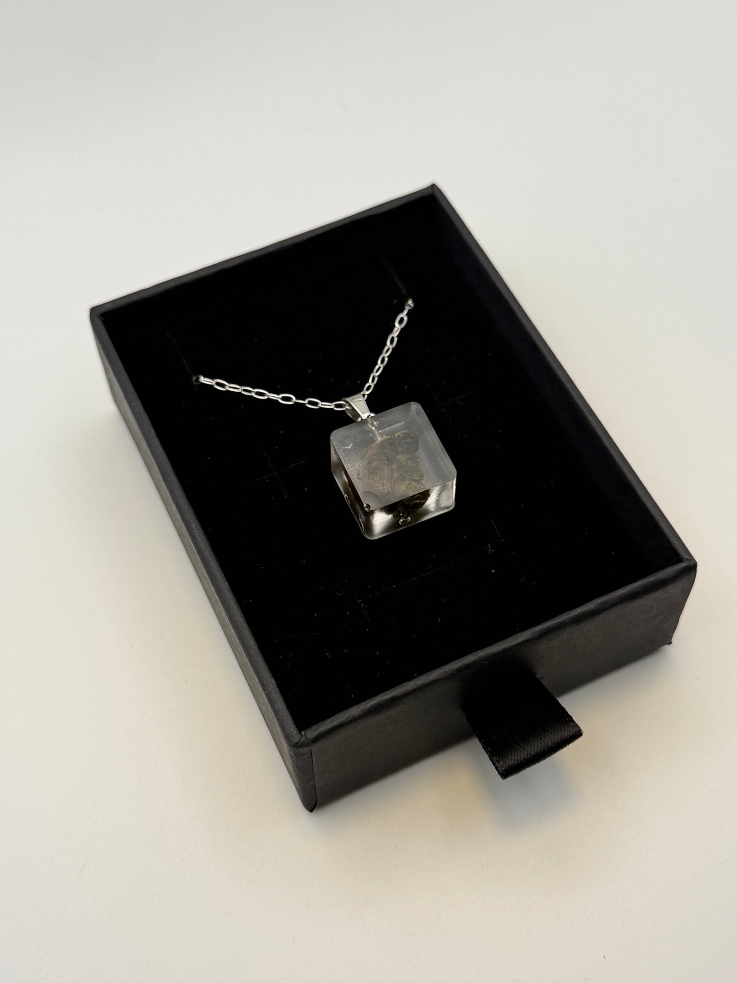 Bud Chain Paperclip Kette Echtsilber