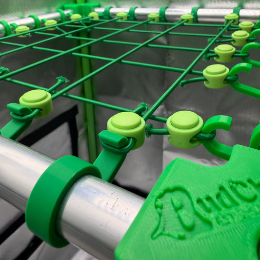 BudNet Modulares SCROG Netz – Grownetz für Growbox | 40x40 bis 120x120 cm