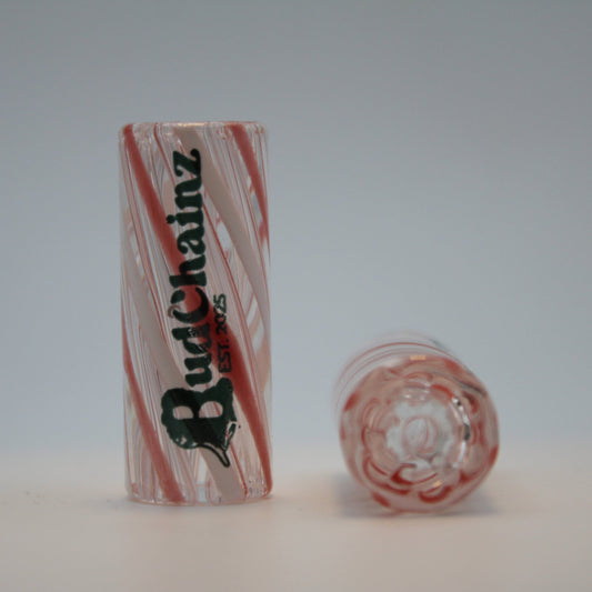 BudChainz 12mm Glasfilter Candy Cane
